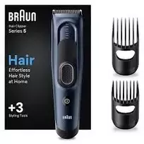 Plaukų kirpimo mašinėlė włosów Braun HC5350 mėlyna
