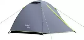 Turistinė palapinė Nils Extreme Palapinė kempingowy turistinis explorer Nils camp NC6004 3 osobowy pilka 270x150x110cm