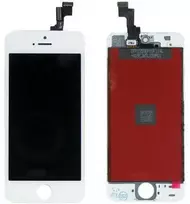 Renov8 LCD ekranas + jutiklinis ekranas, skirtas „iPhone 5s“ – baltas (AAA+ OEM ekranas)
