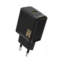 Dudao A26 PD20W GaN USB-C įkroviklis – juodos spalvos