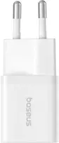 Baseus P10110909213-00 USB-C GaN5 mini 25W tinklo įkroviklis Baltas