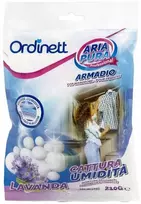 Sausintuvas ORDINETT Mitruma absorbetajs skapim kristalu 210g lavanda