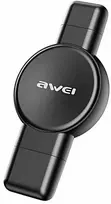 AWEI įkroviklis skirtas Apple/Samsung Watch W26 juodos spalvos