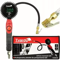 „Tvardy Professional“ padangų pripūtimo pistoletas su skaitmeniniu LED slėgio matuokliu 0–18 bar (20)