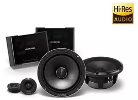 Alpine status HDZ-65CS 6,5" 2 juostų kompaktinių garsiakalbių komplektas plonas