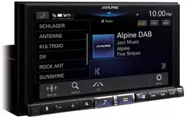 Automagnetola Alpine ILX-705D belaidis „Apple Carplay“ 2-din 7 colių