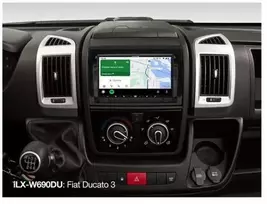 Automagnetola Alpine ILX-W690DU rinkinys, skirtas Fiat Ducato 8