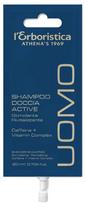 UOMO Shower Gel and Shampoo with Caffeine and Vitamin Complex, 20 ml