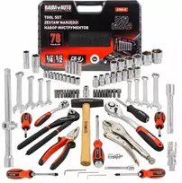 Įrankių rinkinys Forcekraft Įrankių rinkinys 1/2" i 1/4" 78el. (6-kątnych) (4-32mm)