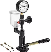 Dyzelinio purkštuko antgalio slėgio testeris, su dvigubu matuokliu, 0–600 barų / 0–8000 PSI