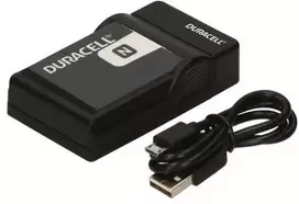 Duracell skaitmeninio fotoaparato akumuliatoriaus įkroviklis, USB, vidinis akumuliatoriaus įkroviklis, „Sony NP-BN1“, juodas, 5 V, 5 V