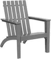Promotions Lauko poilsio kėdė, akacijos mediena Adirondack, 73.7x67.3x86.4 cm, pilka