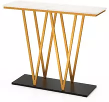 Promotions Konsolinis stalas, 100x30x79 cm, baltas