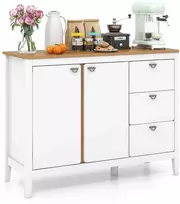 Promotions Virtuvės bufeto spintelė, 106x40x80 cm, balta