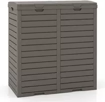 Promotions Lauko šiukšliadėžė, 77.5x40.6x86.4 cm, Pilka