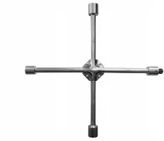 Rockforce Kryžminis ratų raktas 17-19-21-22 mm kryžminė galvutė su 1/2 colio adapteriu