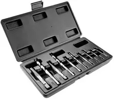 NEO varžtų išsukimo rinkinys su grąžtais, 10 vnt., 2–7,5 mm, CrMo plienas
