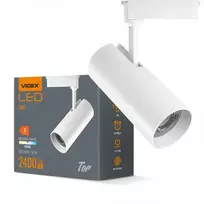 1-fazės bėgelinis LED spots 30W 2400Lm 4000K IP20 VIDEX VLE-TR04-304W | TOR baltas – ryškus neutralios baltos apšvietimas
