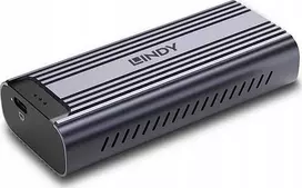 M.2 SSD Korpusas - LINDY M.2 SSD USB4 NVMe 40Gbps su Aliuminio Aušintuvu