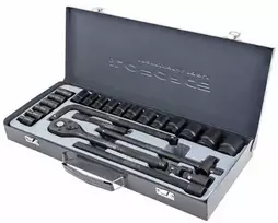 Įrankių rinkinys Forcekraft Įrankių rinkinys 1/2" 24el. (8-32mm) (6-kątnych)