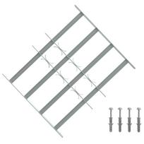 Saugumo grotelės langams su 4 kryžmėmis 3 pcs 430-740 mm