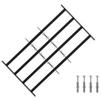 Saugumo grotelės langams su 4 kryžmėmis 3 pcs 63-114 cm
