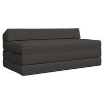 Sulankstomas Sofa-Lovas Čiužinys Tamsiai pilka 120 x 60 x 49 cm