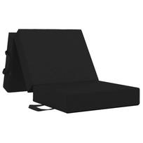 Sulankstomas Sofos Lova 90 x 67 x 45 cm Juoda