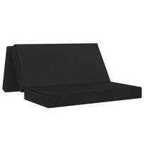 Sulankstomas Sofos Lova 160 x 67 x 45 cm Juoda