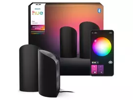 Šviestuvas Philips Hue Play Wall Washer, juodos spalvos, 2 vnt.
