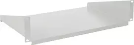 Pulsar RAPD2-G 2U universali priekinė lentyna, 440×300 19” RACK spintelėms, pilka