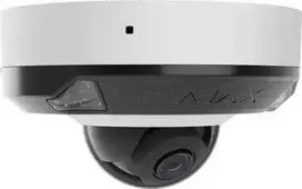 Ajax Systems Ajax HL kamera - kupolinė (stiklinė) DomeCam Mini (8 Mp/2.8 mm) (8EU) - balta