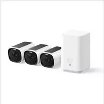 Anker Eufy Cam E40 3-Cam Kit (HomeBase S380) Baltas