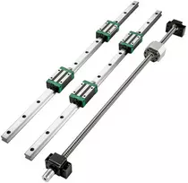 Linijiniai kreipikliai HGR20-1000mm su sraigtu, CNC staklėms, linijinė ašis, linijinis judėjimas