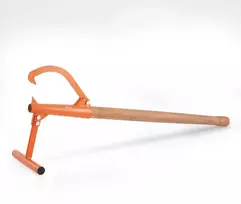 Timberjack rąstų keltuvas, 46.5 col. rankena, maks. 38 cm rąstams, medienos kilnojimo įrankis, keltuvas, griebtuvas