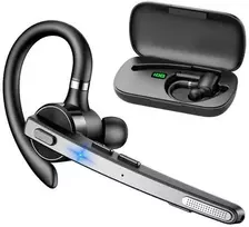 New Bee M53 Bluetooth 5.0 - belaidė ausinė / laisvų rankų įranga, juoda