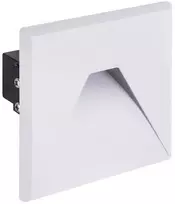 Struhm IDEUS Įleidžiamas lauko šviestuvas KURS LED 03908 Ideus kvadratinis metalinis įleidžiamas LED šviestuvas 1.6W 4000K lauko IP54 baltas