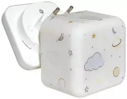 Cloud B Przenośna lampka nocna Cube B™ – świecąca kostka - Kosmos