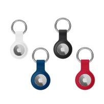 Epico AirTag Eco Silicone Case - 4-pack (Blue, White, Black, Red)