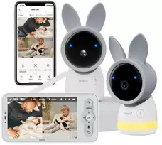 Arenti Ainanny vaizdo kūdikių stebėjimo kamera, rinkinys 4MP*2, LCD ekranas