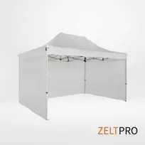 Prekybinės palapinės stogas ir sienos (4 vnt.) komplektas 3x4,5 Balta Zeltpro TITAN