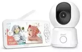 Arenti AInanny B2 Kit Ekran LCD Wi-Fi balta