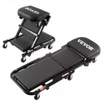 Vevor 40 colių sulankstomas mechaniko kėdė su 204 kg talpa