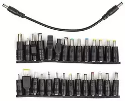 13a87e04-3f6d-11f0-a0a9-bc2411c19dde Adapterių Rinkinys - DC Jungtys Nešiojamiems Kompiuteriams 28 vnt., 159 g, 220x90x30 mm