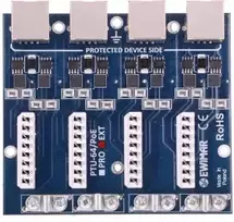 Ewimar PTU-64-EXT/POE 4 kanalų Gigabit Ethernet LAN viršįtampių ribotuvų modulis