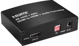 HDMI Adapteris - Extra Digital HDMI į HDMI + Audio 4K 60Hz