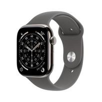 APPLE Watch Series 11 GPS + Cellular 42mm Natural Titanium Case with Stone Grey Sport Band - M/L