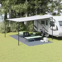 Palapinės kilimėlis Mėlyna ir Pilka 600 × 300 cm Polietilenas