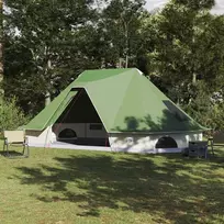 Tipi palapinė su stogu Žalia 680 x 430 x 270 cm tafta