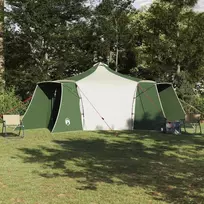 Tipi palapinė su stogu Žalia 492 x 492 x 275 cm tafta